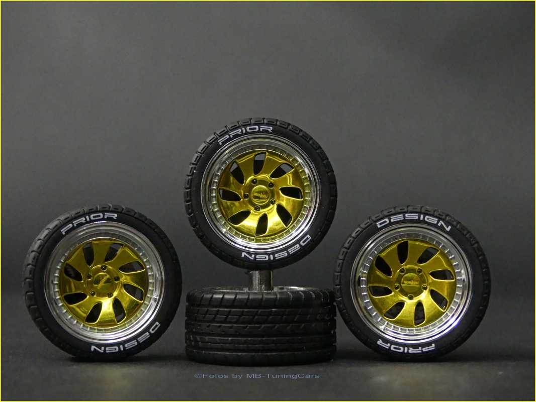 1:18 Porsche 911 964 Prior Design Rims Set